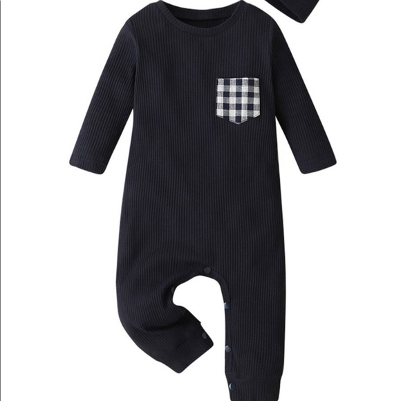 Pocket Jumpsuit With Hat - Picture 1 of 1